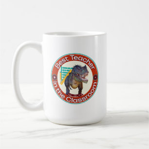 Algebra Lärare Rolig Dinosaurie Kaffemugg
