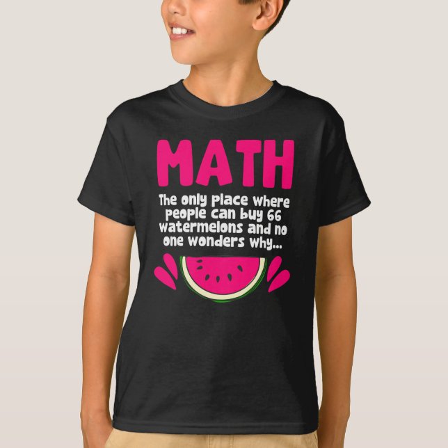 Algebra Math Lärare Mathematics Science Humor T Shirt (Framsida)