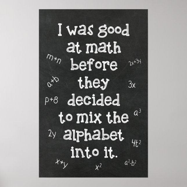 Algebra - Math Poster (Framsidan)
