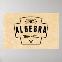 Algebra - Math Poster