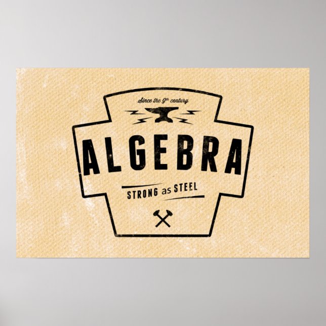 Algebra - Math Poster (Framsidan)