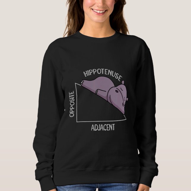 algebra math student math teacher hippotenuse t shirt (Framsida)