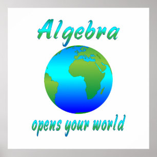 Algebra Opens Worlds - från $11,80 Poster