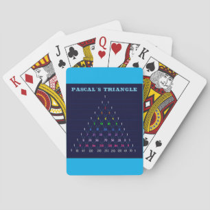 Algebra: Pascal's Triangle Speling Cards Casinokort
