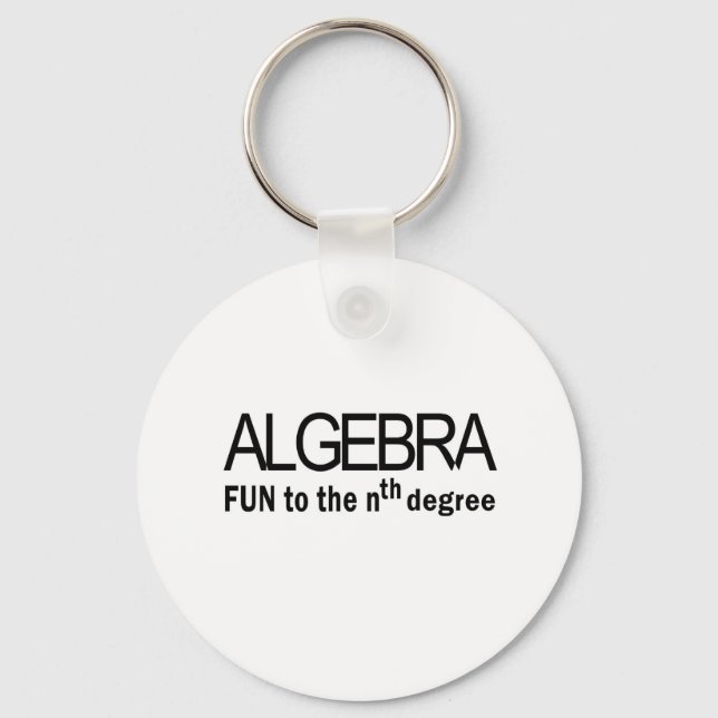 Algebra _ roligt i nth grad nyckelring (Framsida)