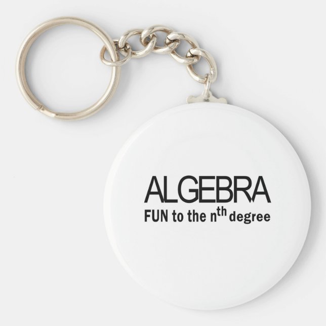 Algebra _ roligt i nth grad nyckelring (Framsidan)