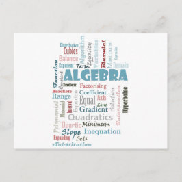 Algebra Vocabulary Vykort