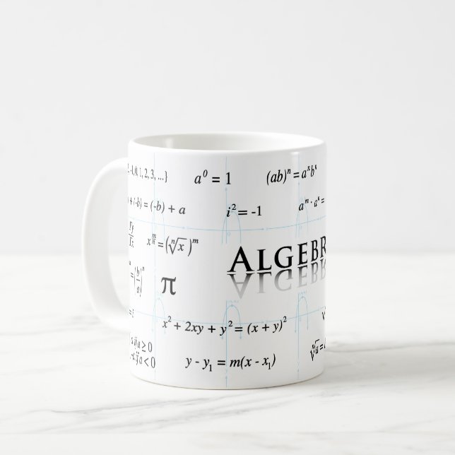 Algebralikställande Kaffemugg (Framsida vänster)