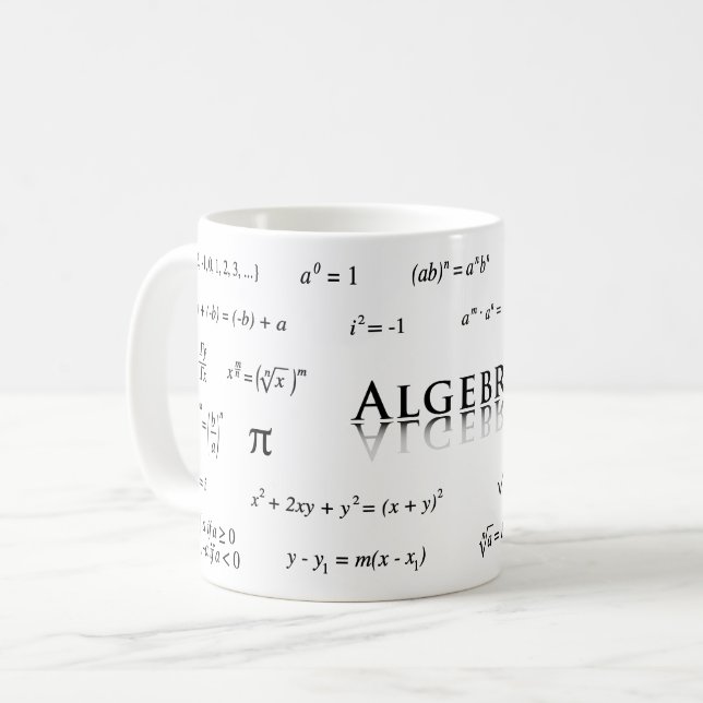 Algebralikställande Kaffemugg (Framsida vänster)
