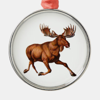 ÄLGEN ÄR LÖS JULGRANSPRYDNAD METALL