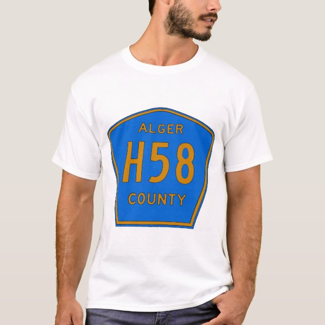 Alger County H58 Tee Shirt (Framsida)