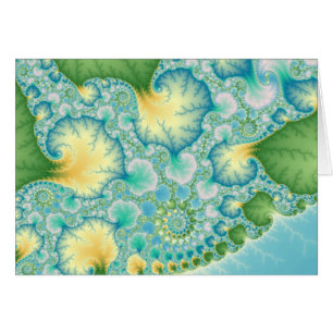 Alger - Fractal Hälsningskort