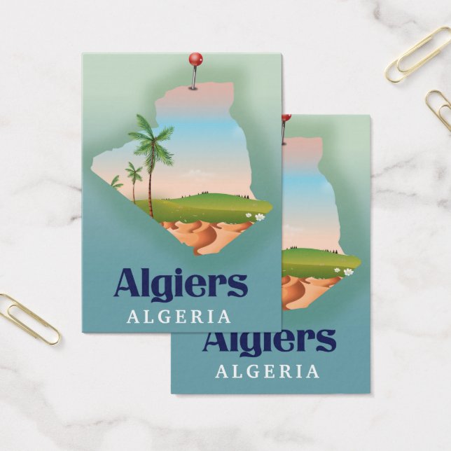 Alger resemapposter visitkort (Kontor)