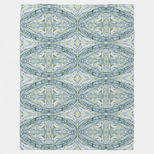 Alger under glas fleecefilt (Framsidan)