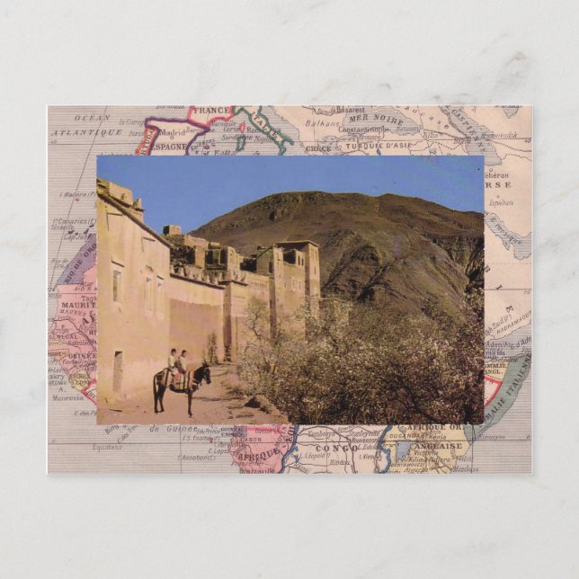Alger, Vallonien, södra Marocko Vykort (Framsida)