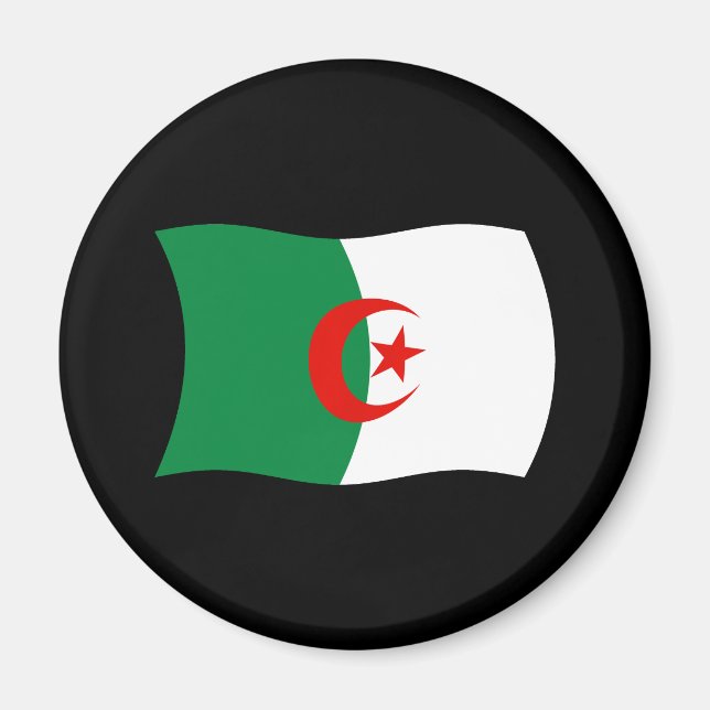 Algeria Flag Magnet (Framsidan)