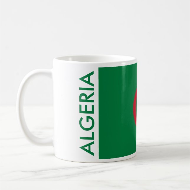 ALGERIA FLAGGA KAFFEMUGG (Vänster)