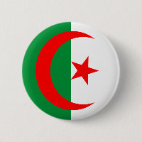 Algeria flagga-knapp