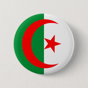 Algeria flagga-knapp knapp