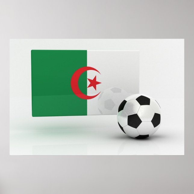 Algeria Soccer Poster (Framsidan)
