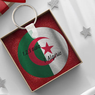 ALGERIAN FLAGGA NYCKELRING