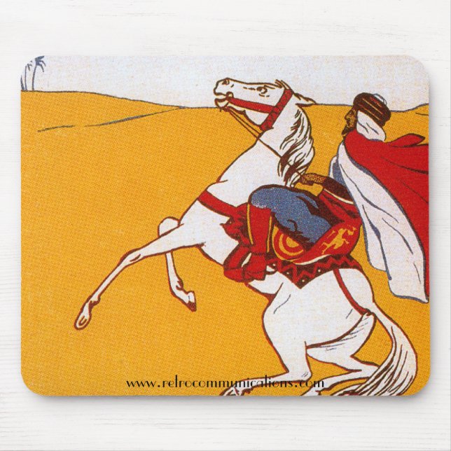 Algerian Horseman Mousepad Musmatta (Framsidan)