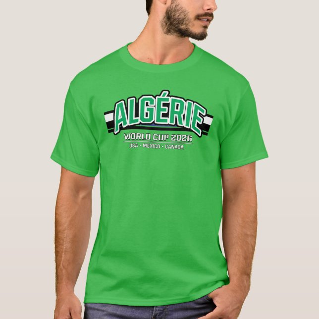 Algerie 2026 Football Fan Tee (Framsida)