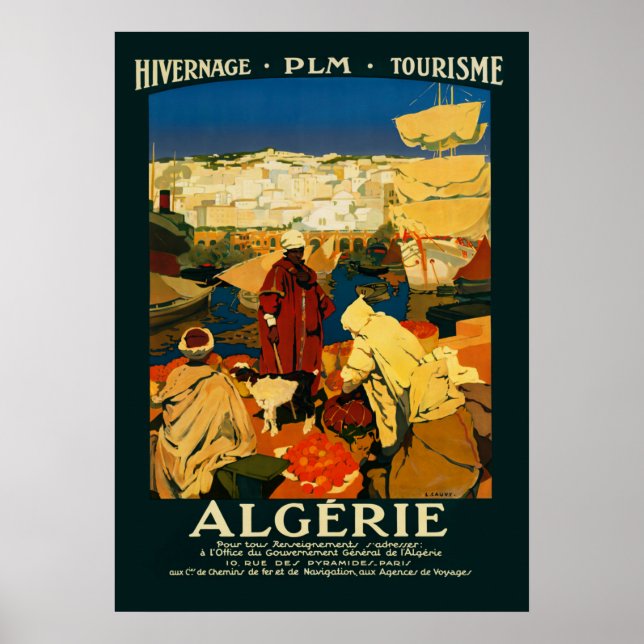Algérie - poster - Vintage  (Framsidan)