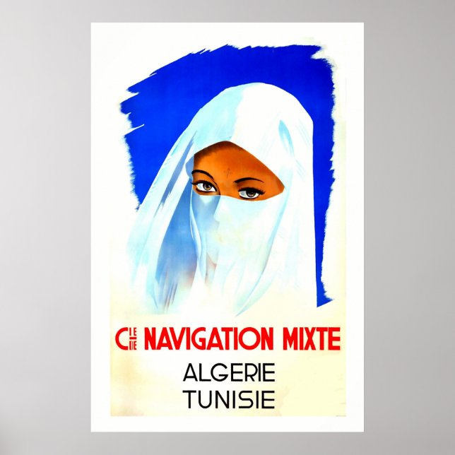 Algerie,tunisisk, resepaket poster (Framsidan)