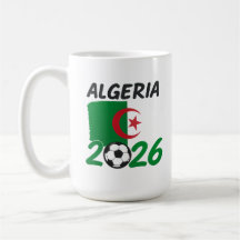 Algeriet 2026 Fotbollsfan-design med halvmåne och