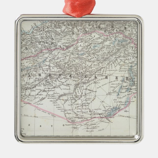 Algeriet 2 julgransprydnad metall (Framsidan)