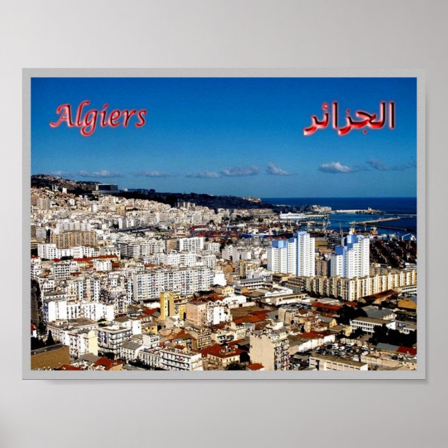 Algeriet - Algeri - Poster (Framsidan)