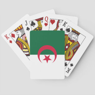 Algeriet (algerier) flagga casinokort
