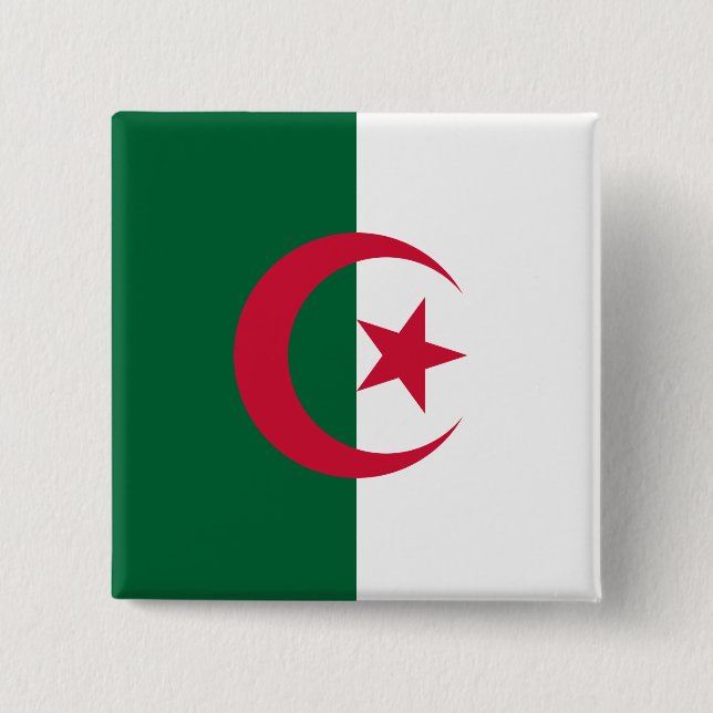 Algeriet (Algeriet), Flagga Knapp (Framsida)