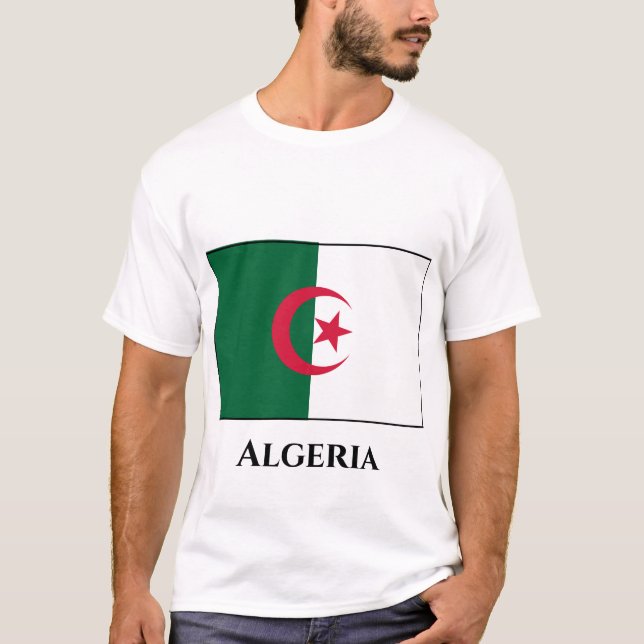 Algeriet (Algeriet), Flagga T Shirt (Framsida)