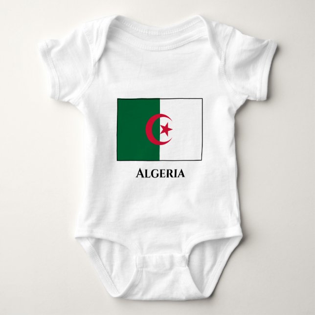 Algeriet (Algeriet), Flagga T Shirt (Framsida)