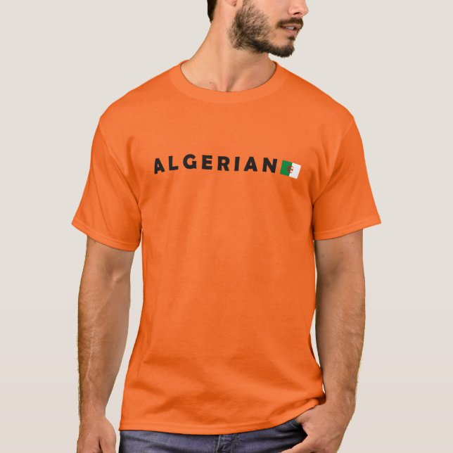 Algeriet, Algeriet, flagga T Shirt (Framsida)