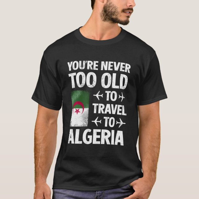 Algeriet Algeriska rötter algeriska kulturarvet Pr T Shirt (Framsida)