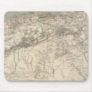 Algeriet Atlas Karta Musmatta