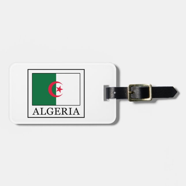 Algeriet Bagagebricka (Horisontell Framsida)