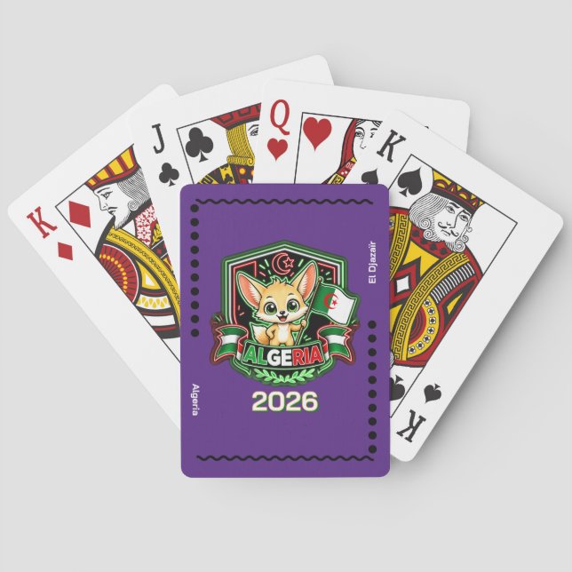 Algeriet barn casinokort (Baksidan)