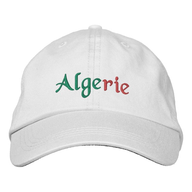 Algeriet Broderad Basebollmössa Keps (Framsida)