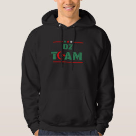 Algeriet DZ Team Algeriet Flagga Färg DZ Power Hoodie