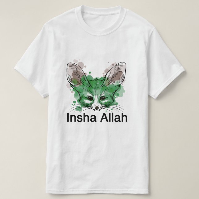 Algeriet Fennec Tee - Turnering Edition (Design framsida)