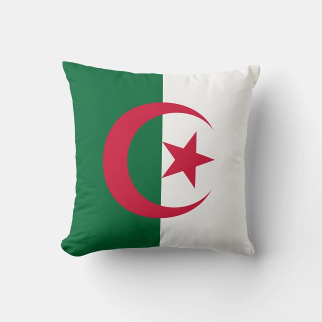 Algeriet Flagga American MoJo Pillow Kudde (Framsida)
