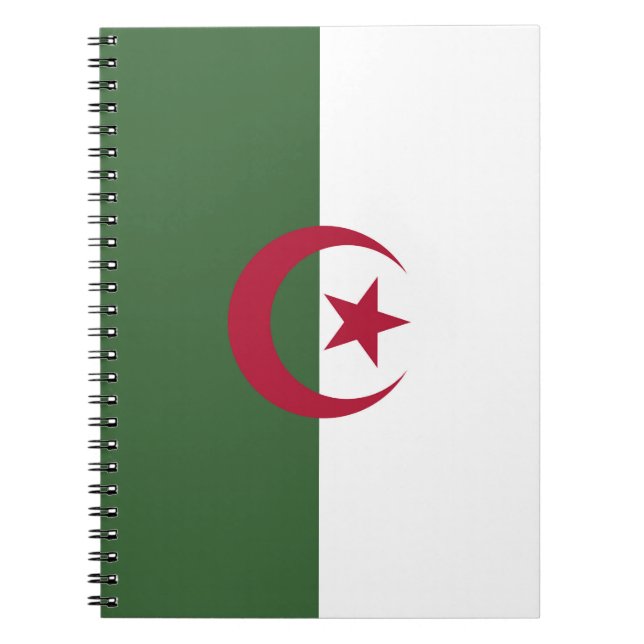 Algeriet flagga anteckningsbok (Framsidan)