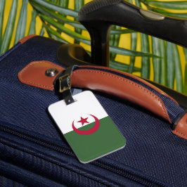 Algeriet flagga bagagebricka