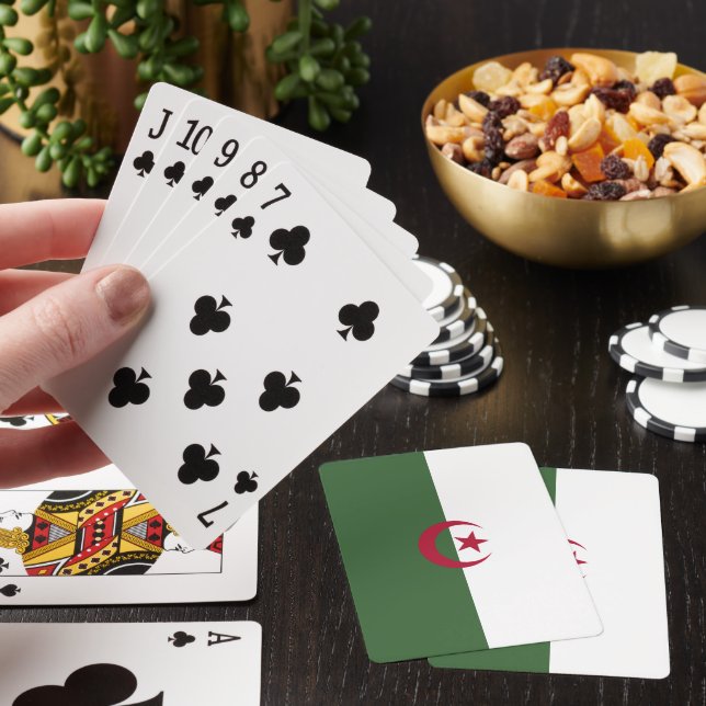 Algeriet flagga casinokort (På plats)