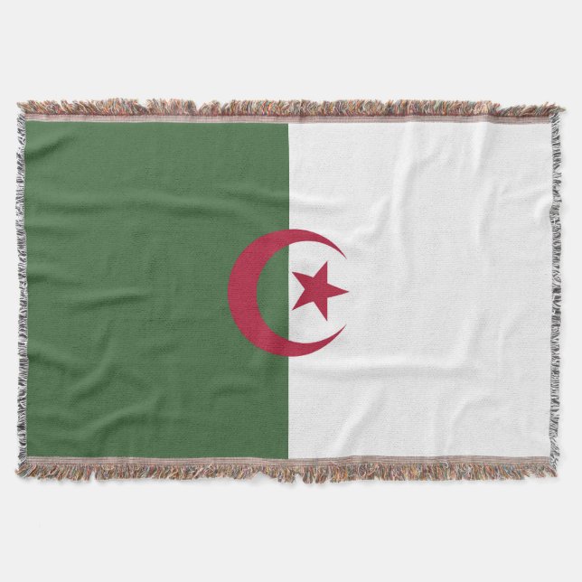 Algeriet flagga filt (Framsidan)