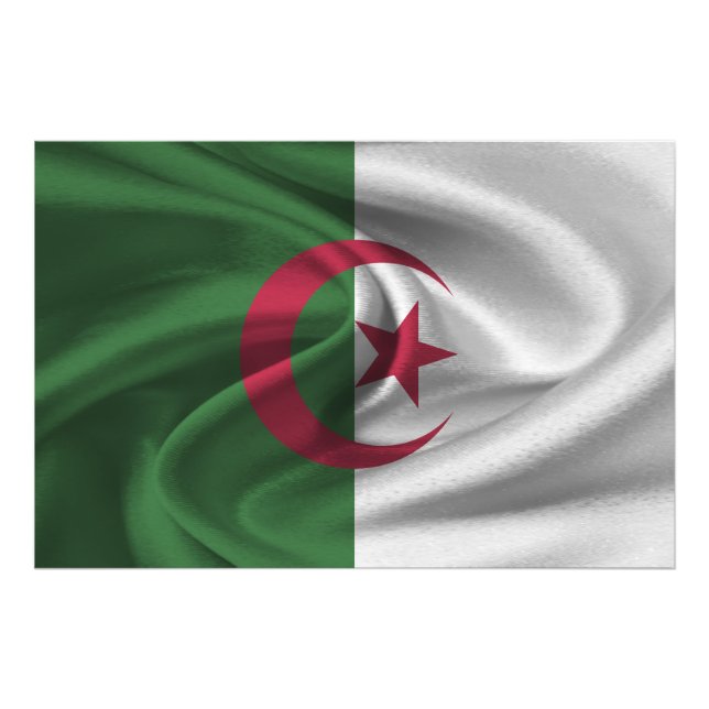 Algeriet flagga fototryck (Framsidan)